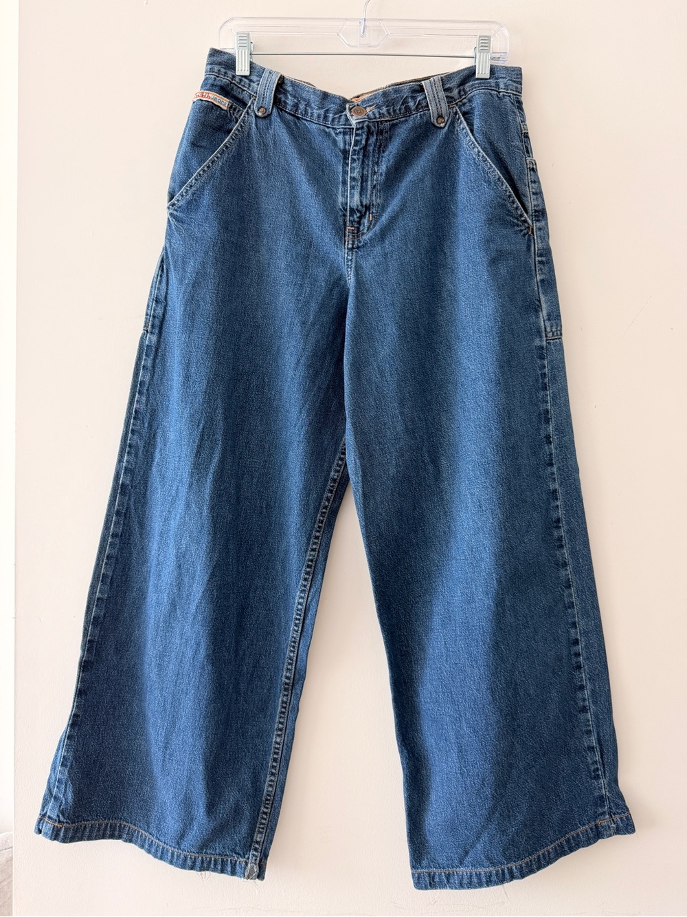 Vintage Y2K L.E.I. Jeans School Zone‎ Wide Leg Cropped Denim Juniors 11